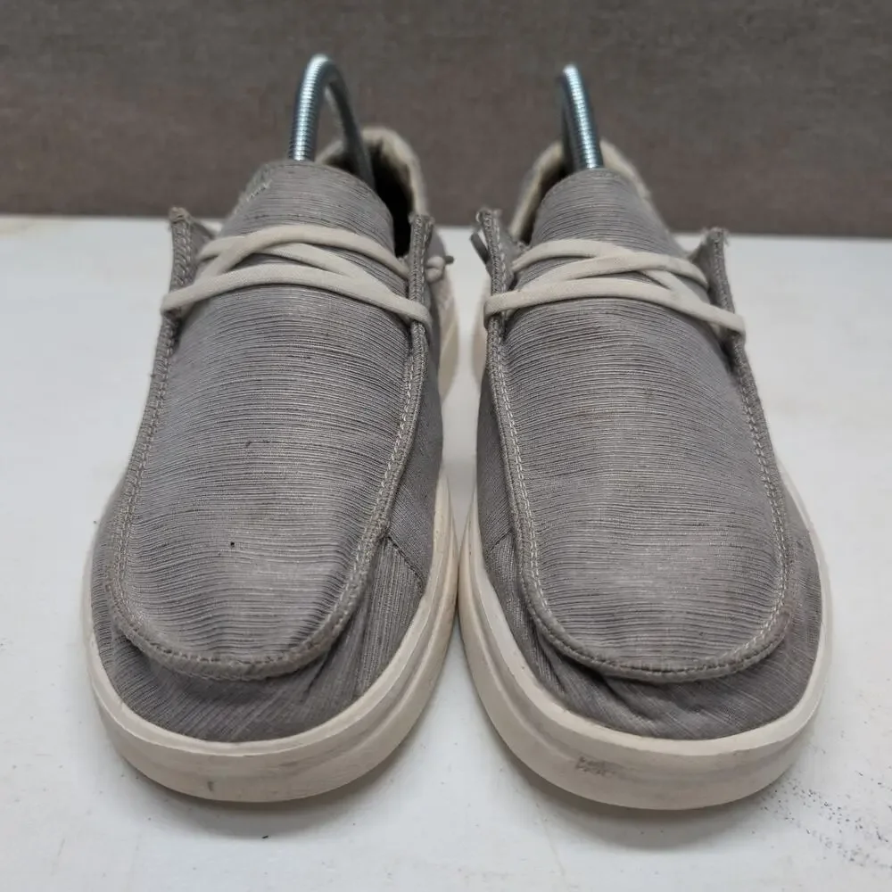 Hey Dude Women's Wendy Rise Slip-On Loafers Gray Shoes Size 9 Lightweight
